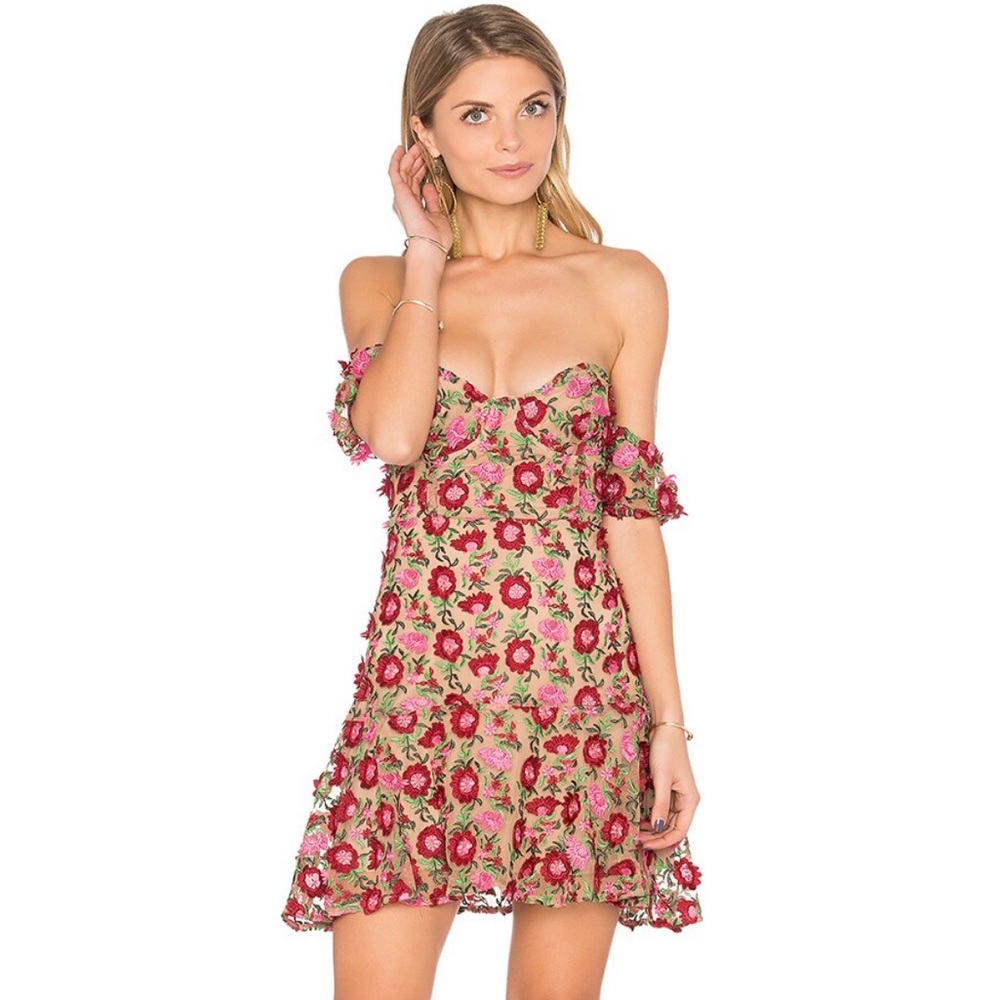 Floral Off-Shoulder Dress